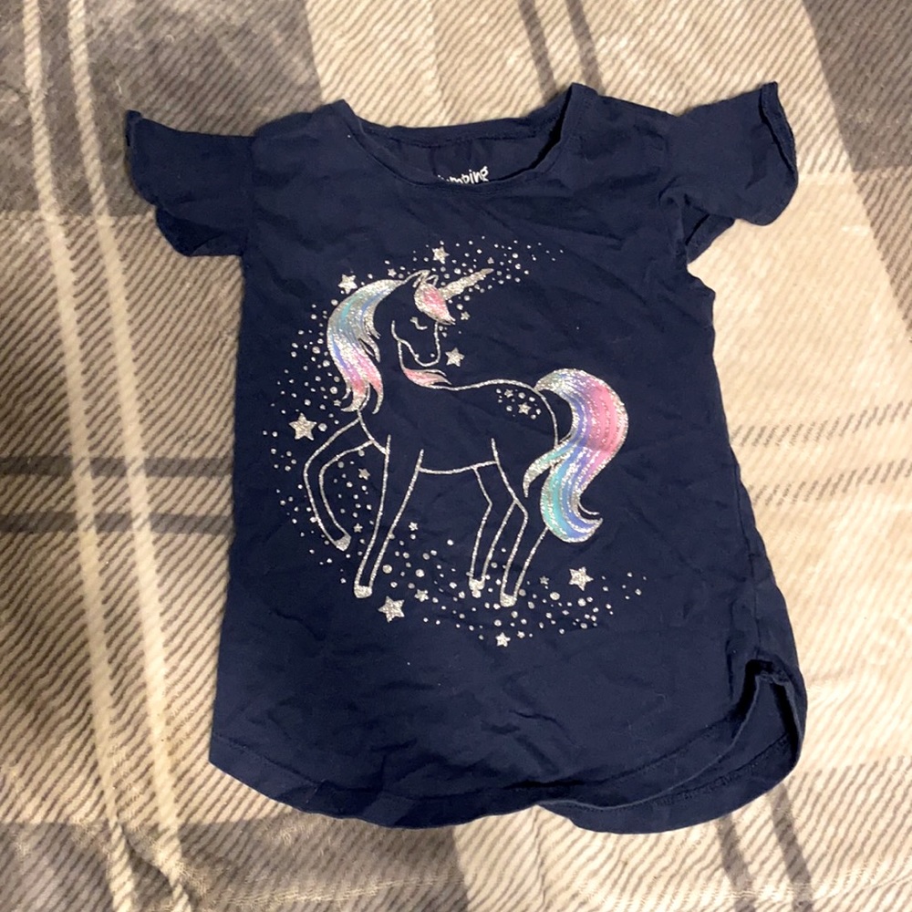 Girls jumping beans size 5 unicorn shirt
